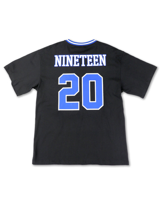 ZPB OVERSIZED CHENILLE FOOTBALL JERSEY TEE_BLACK