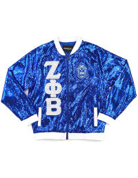 ZPB SEQUIN JACKET_ROYAL BLUE